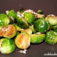Pan-Roasted Brussels Sprouts with Parmesan