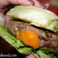 Cheddar Stuffed Jalapeno Burgers