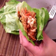 Slow Cooker Shredded Korean Beef Lettuce Wraps