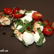 Baked Caprese Chicken with Balsamic Glaze