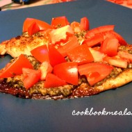 Parmesan Pesto Tilapia with Tomatoes