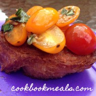 Red and Yellow Brushetta