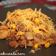 15 Minute Beef and Macaroni with Corn