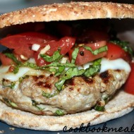 Chicken Bruschetta Burgers