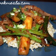 Beef Stir Fry with Zucchini and Green Beans
