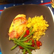 Chicken Saltimbocca & Green Beans w/ Tomatoes & Basil