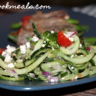 Greek Cucumber Noodle Salad