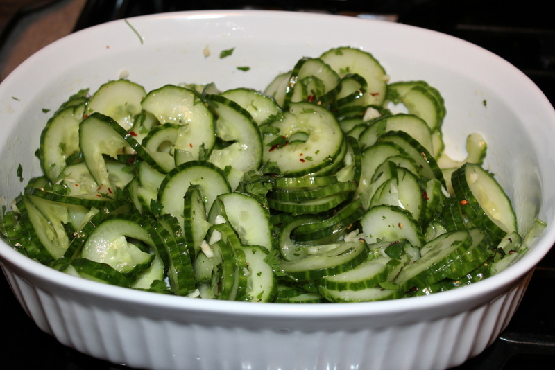 Spicy Cilantro Lime Cucumber Salad (19)