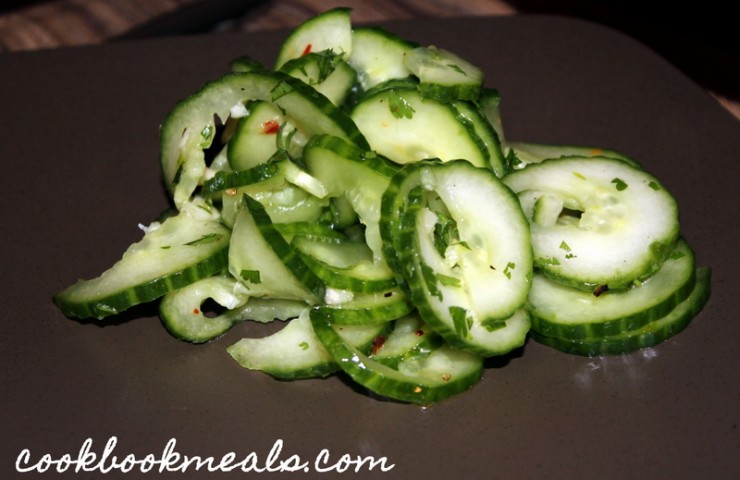 Cilantro Lime Cucumber Salad