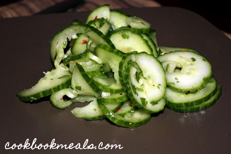 Spicy Cilantro Lime Cucumber Salad (20)