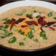 Bacon & Cheddar Baked Potato Soup