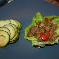 Moo Shu Beef Lettuce Wraps