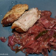 Slow Cooker Pork with Sweet & Sour Red Cabbage
