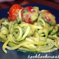 Zucchini Noodles with Creamy Avocado Sauce