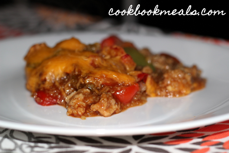 BBQ Chicken Quinoa Casserole