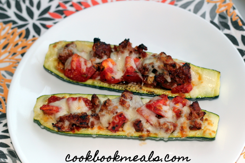 Sausage and Tomato Stuffed Zucchini (29)